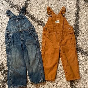 2 pairs of overalls- 24 months